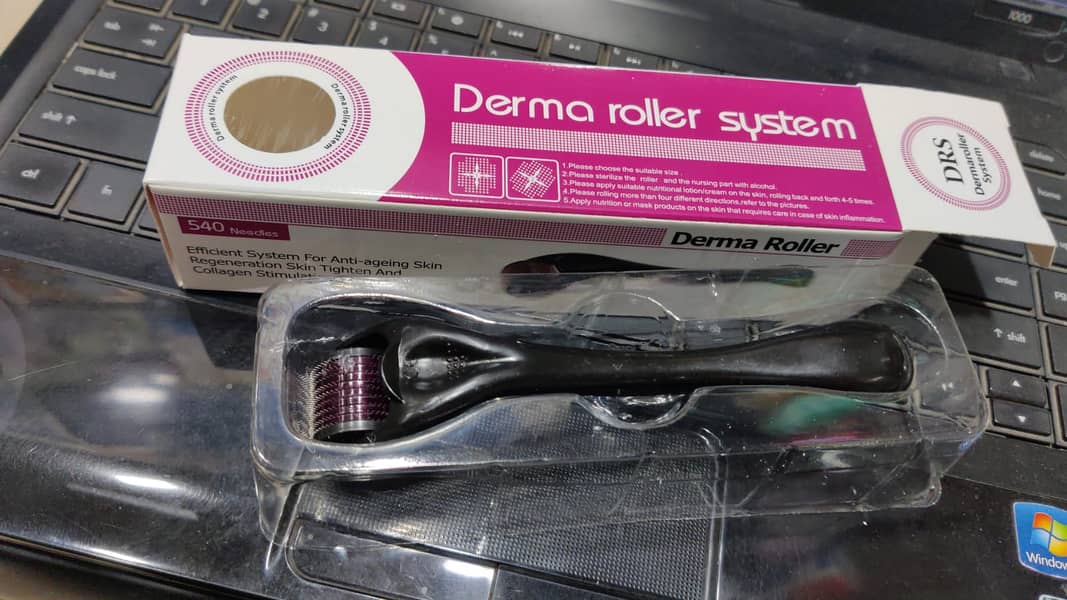 Skin Therapy 0.5 Derma Roller With 540 Micro Needle Face 6