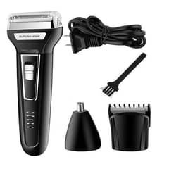 3 in 1 trimmer/ shaver for mens and boys/KEMEI trimmer 6558 grooming