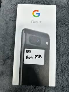 Google pixal 8 128gb Non pta Box Pack Black color 0