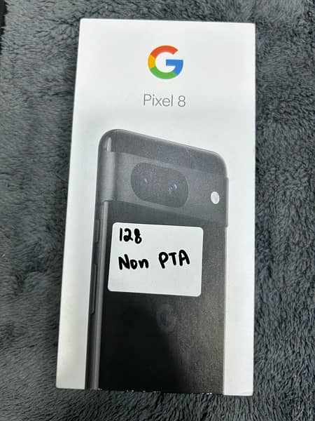 Google pixal 8 128gb Non pta Box Pack Black color 0
