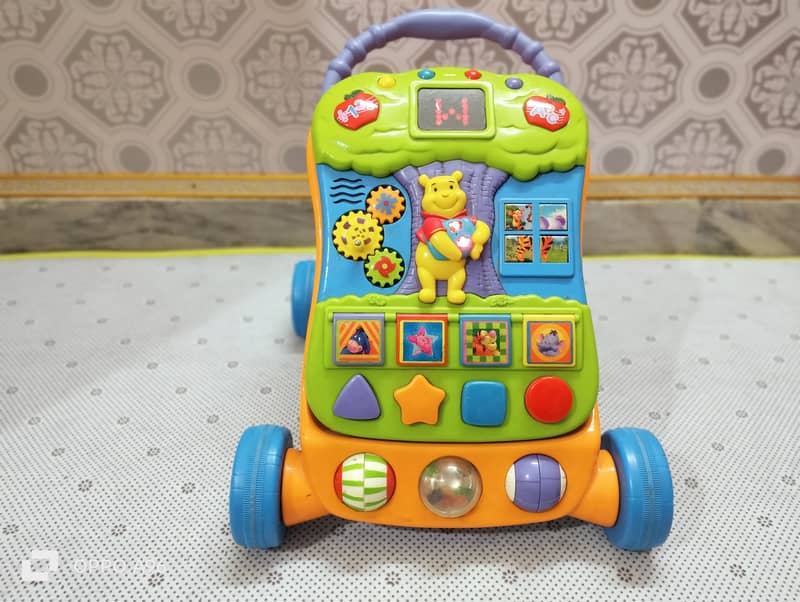 Imported Kids play and learn walker of Disney brand 0