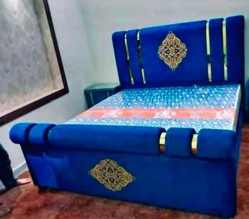 bed,double bed,king size bed,poshish bed/bed for sale,furniture 16