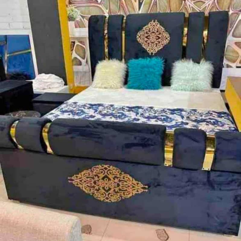 bed,double bed,king size bed,poshish bed/bed for sale,furniture 15