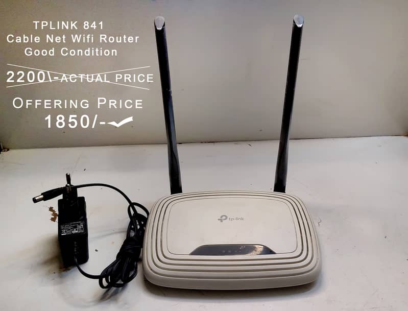 Used But Almost Brand New WiFi Router,Tplink,Tenda,Dlink,Fiber Onu 2