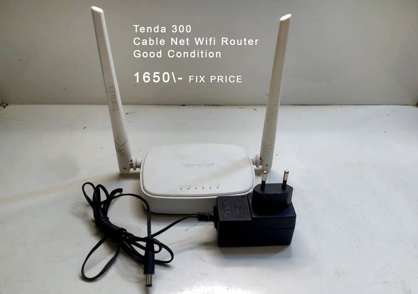 Used But Almost Brand New WiFi Router,Tplink,Tenda,Dlink,Fiber Onu 5