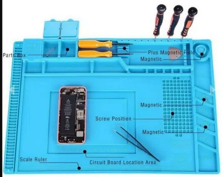 Silicon Repair Mat 45*30cm 4 Magnet Box thickness 7mm 0