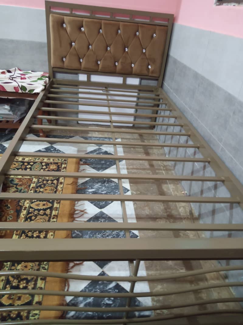 Iron bed brown colour 1