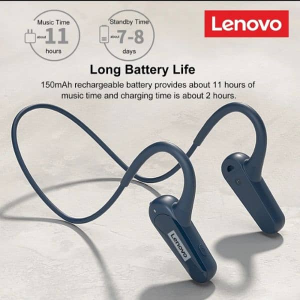 Lenovo XE06 Wireless Headphones Hanging Earphones 0