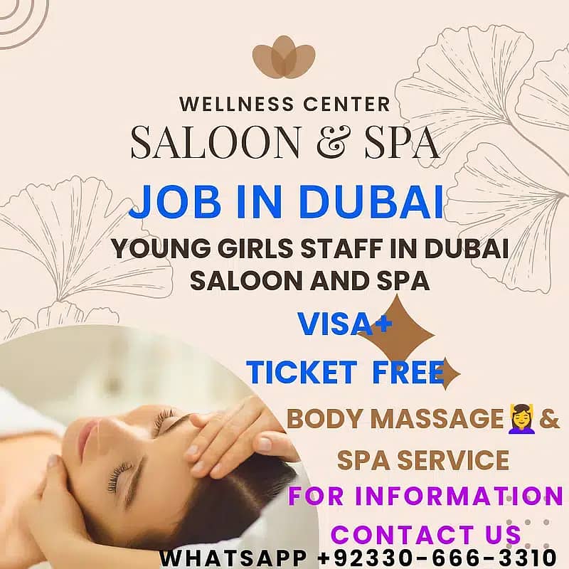 Need Female for SPA service 0
