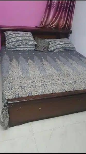 double bed with matress 1