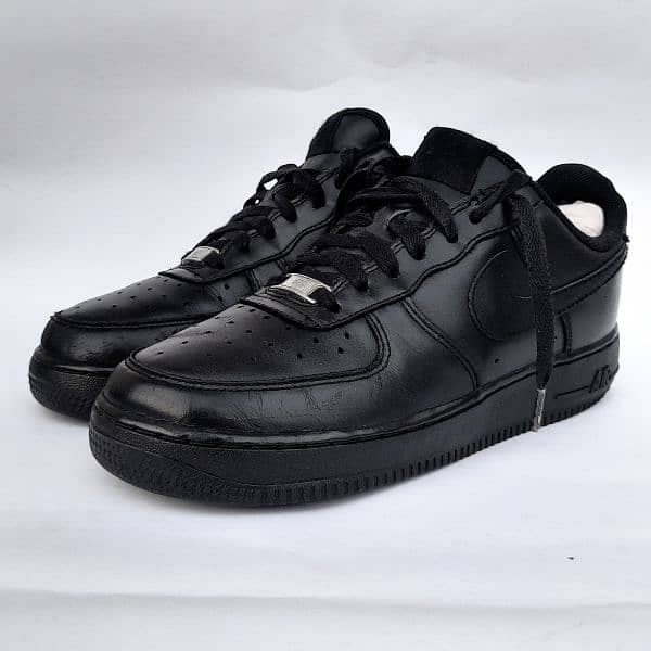 Nike Air Force 1 (AF1) Tripple Black, Original Nike shoes, Sneakers 1