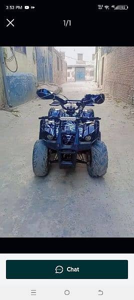 ATV bike 110 cc black spider edition 1
