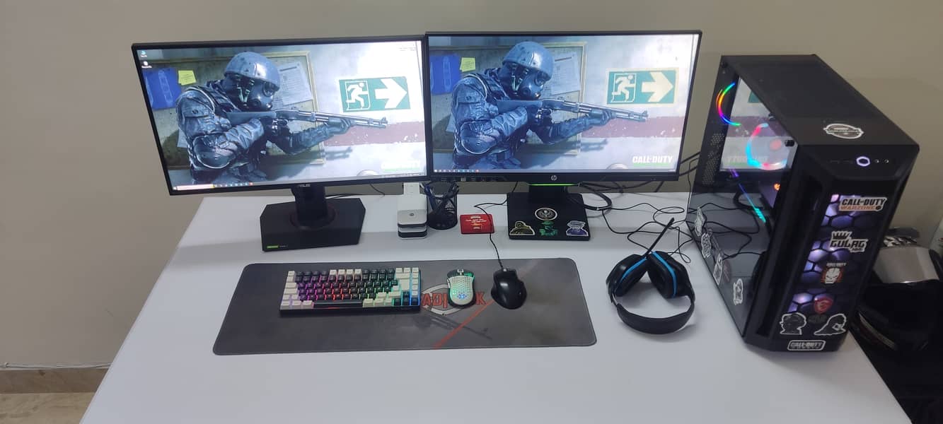 Gaming Setup Intel Corei9 9900k, RTX3070Ti , Asus VG278QR , AsusZ390-A 3