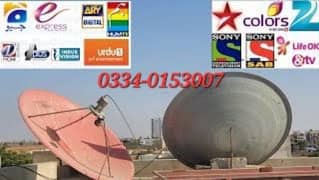 dish antenna setting sale and services