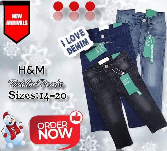 denim jeans / kids shirt / casual jeans / pents / pants for kids 8