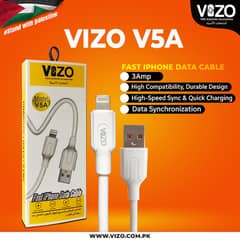 Vizo V5A Fast Cable 3Amp | High-Speed Sync & Quick Charging