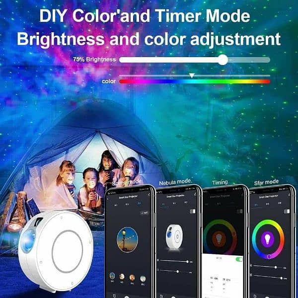 Smart starry projector lamp 3