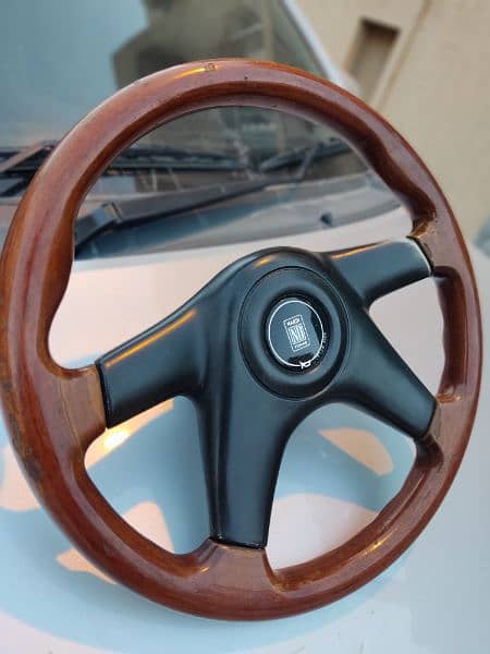 nardi gara 4 elite wooden steering wheel 0