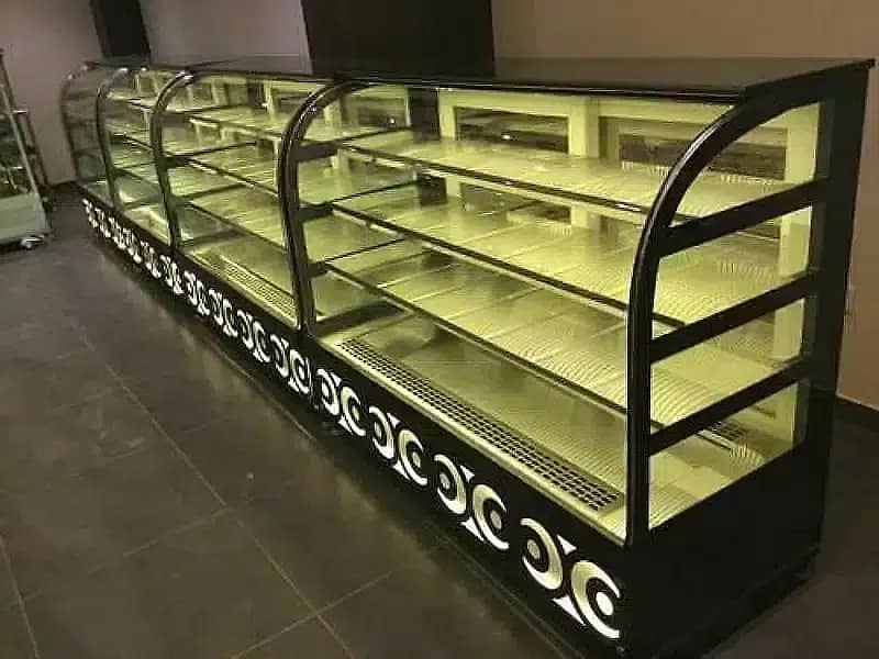 Heat And Chilled Bakery Counter Display/ all display counter sale 2