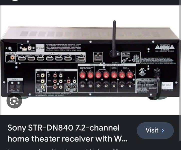 Sony STR-DN840 7.2 Channel 4K Home Theater Amplifier(Yamaha DENON JBL) 8