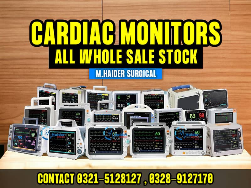 Cardiac Monitor / Patient Monitor / Imported / Sale / Refurbrished 1