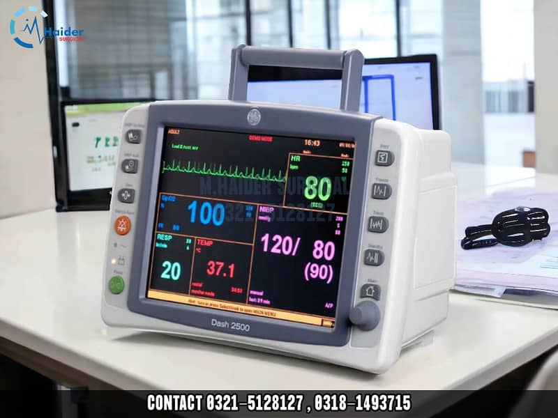 Cardiac Monitor / Patient Monitor / Imported / Sale / Refurbrished 9