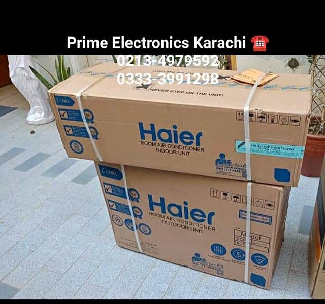 Haier energy saver and inverter split air conditioner 0