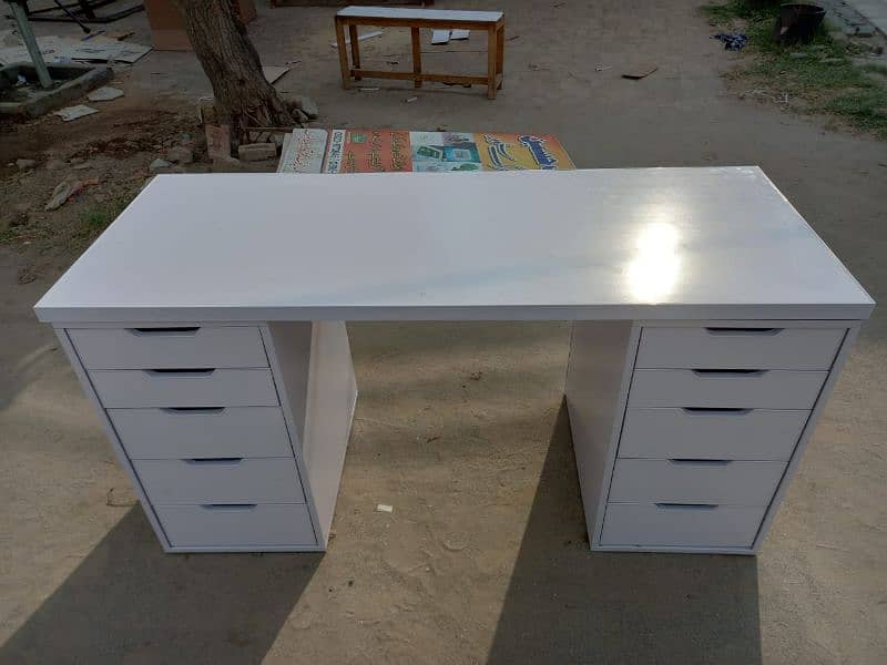 Home Office table for multipurpose Use 4 drawers. 03164773851 Whatsapp 11