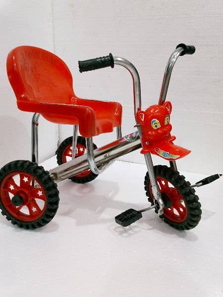 Baby Tricycle pure Plastic grante with iron strong frame in many color 1