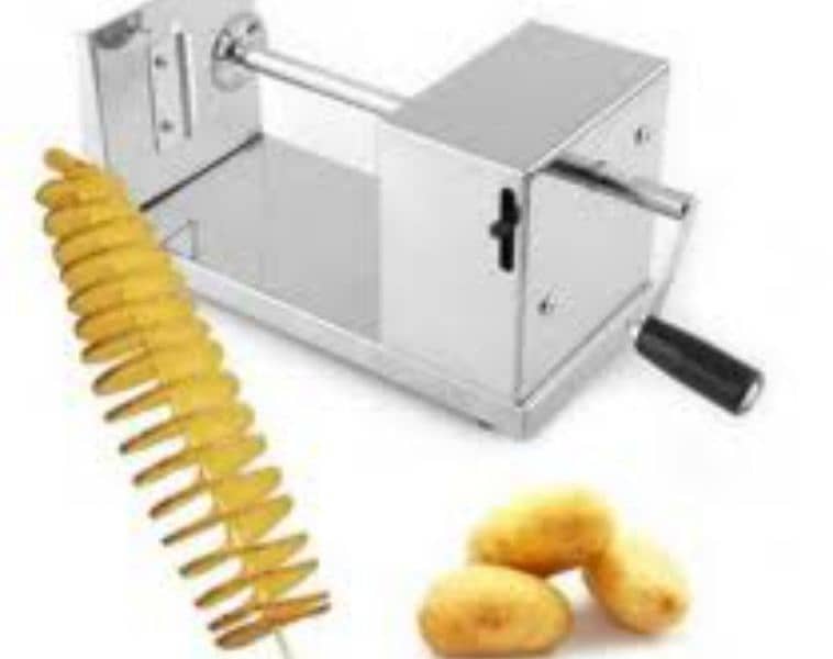 Spiral Potato Silicer Stainless Steel Adjustable 0