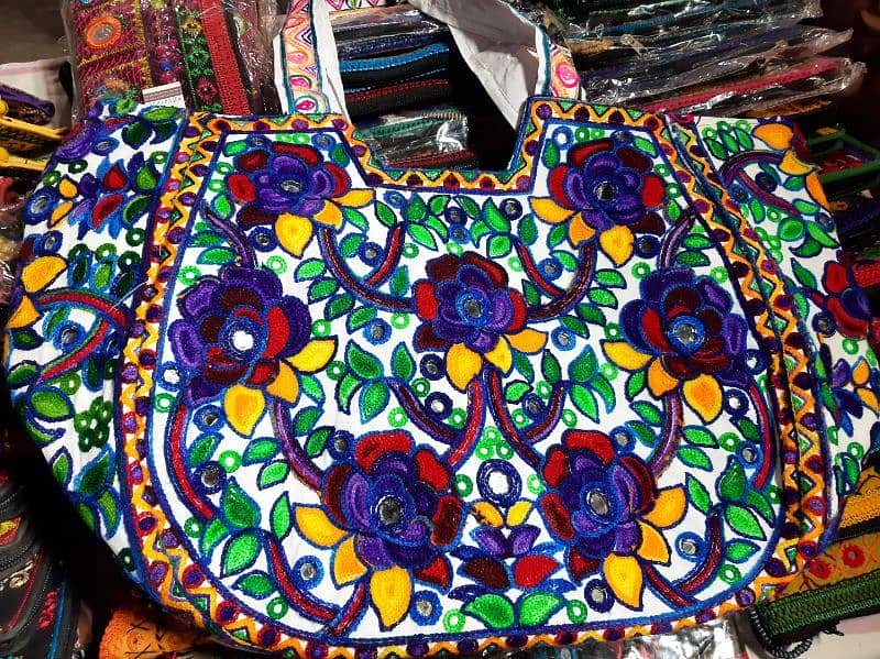 Hand embroidered Hand bags 8