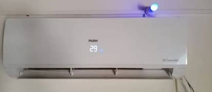 HAIER 1.5 ton Inverter Ac heat and cool R410 GASS 0