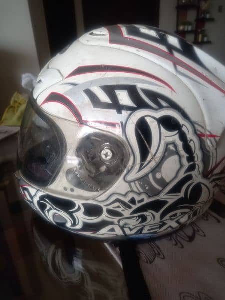 Anex Dx 1000 model white Helmet standard size in 9/10 condition 3