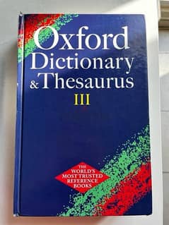 Oxford dictionary & thesaurus III 0