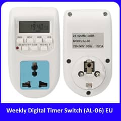 Digital Timer Socket Switch LCD Timing Weekly Programmable Timer Switc