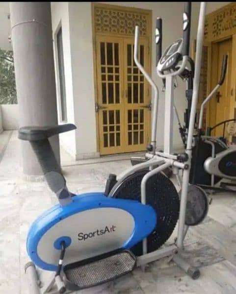 exercise cycle machine elliptical upright bike spin bike Cross trainer 0