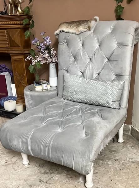 Sofa chair set with cushions 2