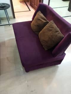 six seater sofa set with cushion