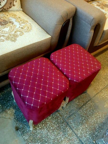 ottoman stools pair 3