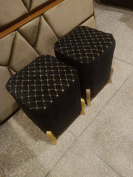 ottoman stools pair 6
