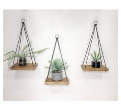 Mini Plant wood Shelves Pack of 3