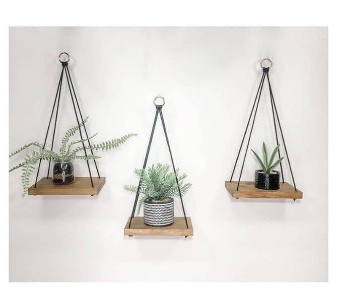 Mini Plant wood Shelves Pack of 3 0