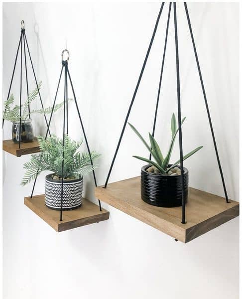 Mini Plant wood Shelves Pack of 3 1