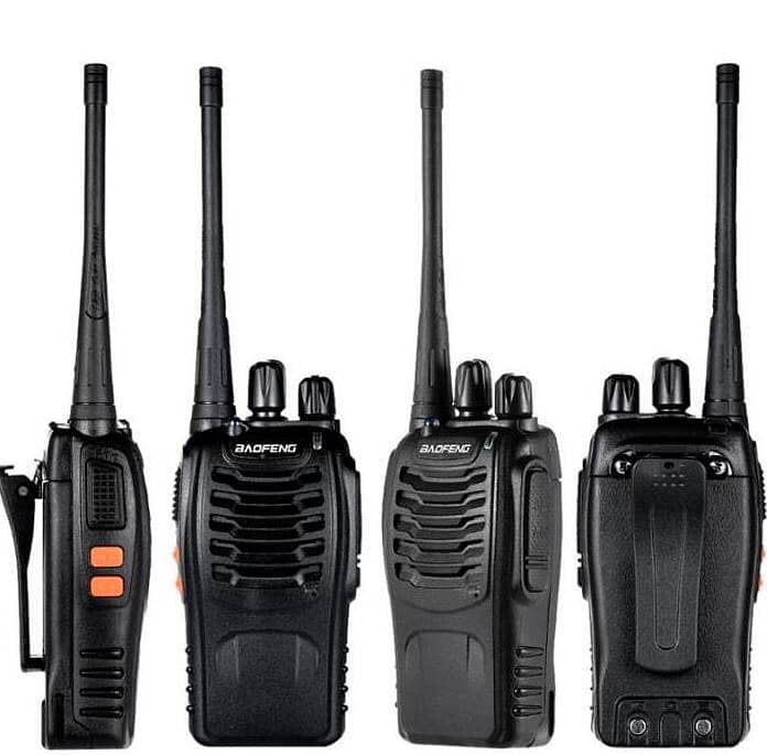 Orignal Woki toki BF888s Wireless UHF Walkie talkie BF-888s 2Pcs 1-Box 4