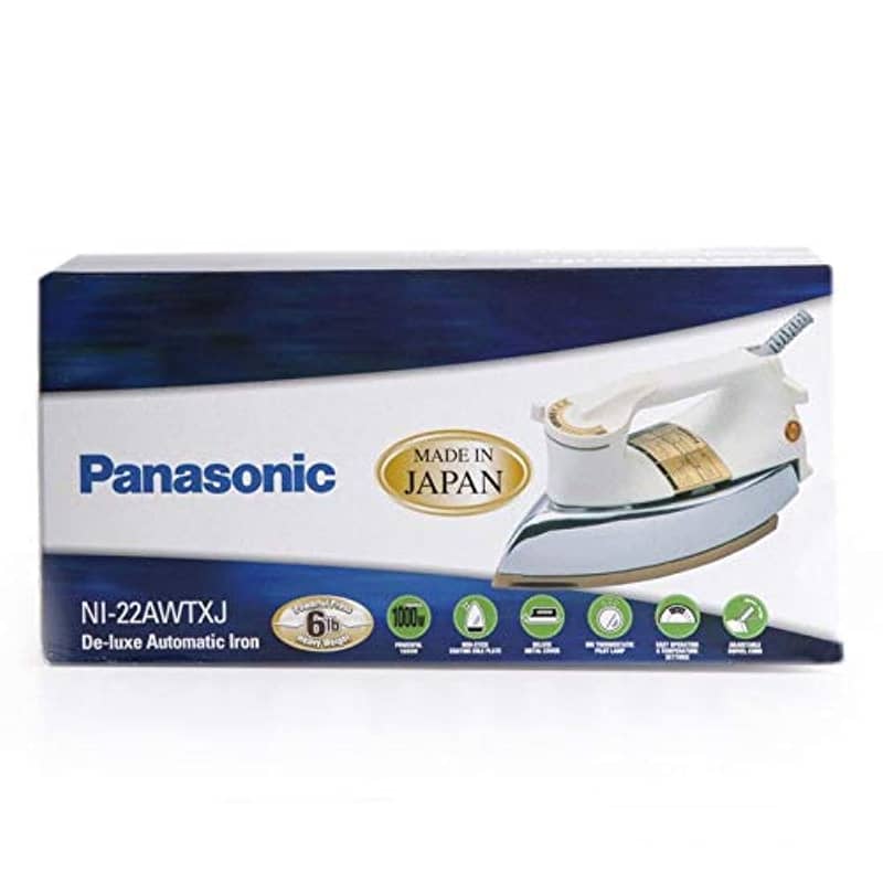 Panasonic De-Luxe Automatic Dry Iron 6.0 LBS Non-Stick Coating (New) 0