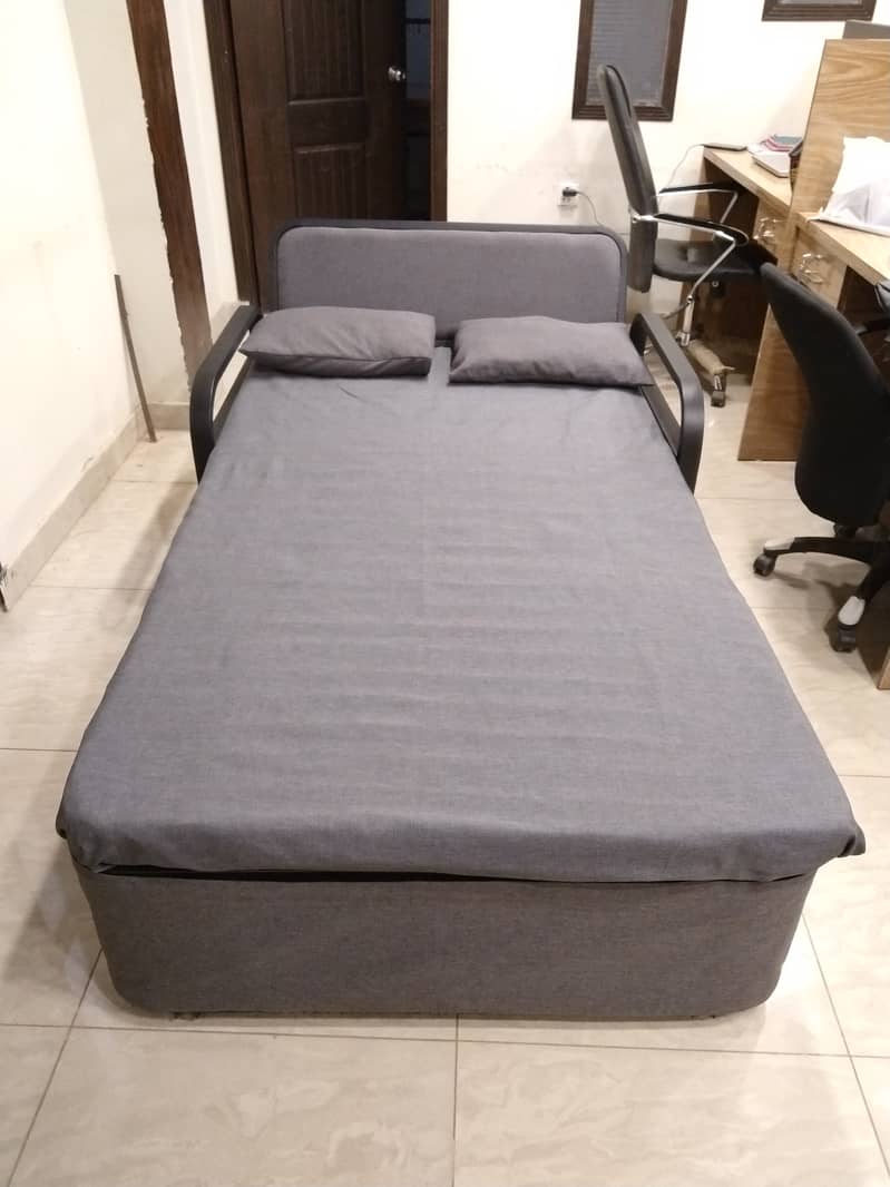 Modern Sofa cum Bed Metal Frame | Sofa Cum Bed | 2 seater sofa | Bed | 3