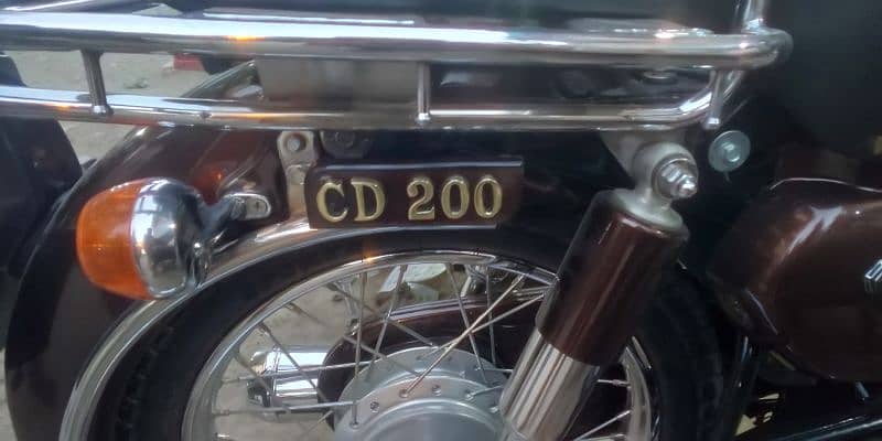 200cc Bike Number plates BRASS ALPHABET 4