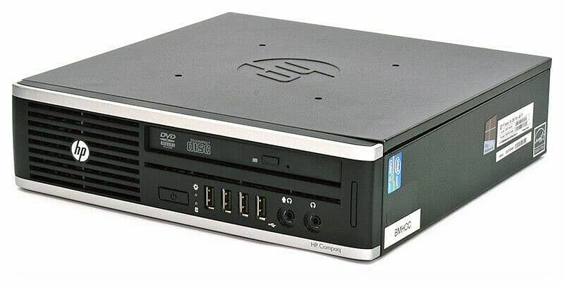 HP 8200 USFF Slim Fast PC Mini Desktop Computer Core i3 4GB 250GB DVD 3