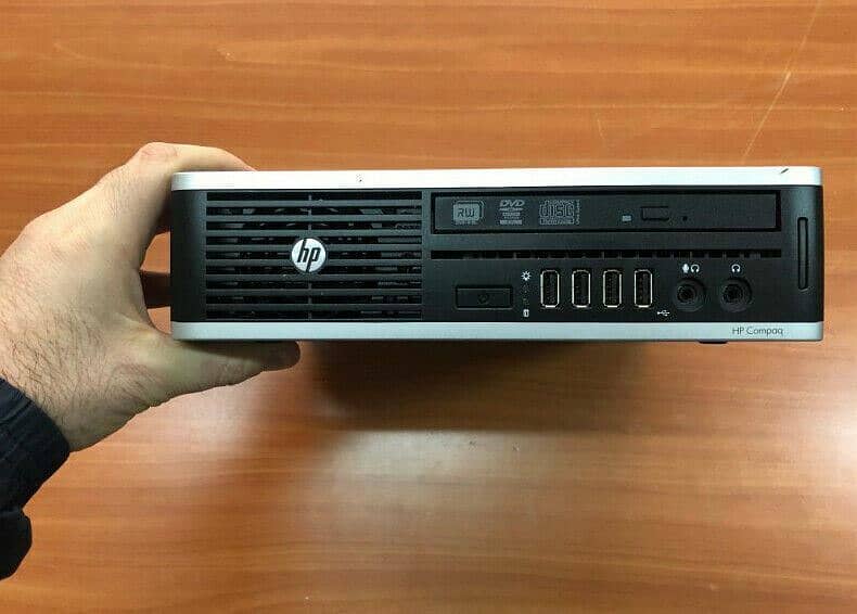 HP 8200 USFF Slim Fast PC Mini Desktop Computer Core i3 4GB 250GB DVD 5
