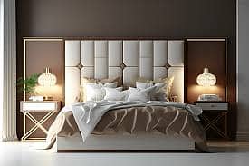 Bed dressing \Bed set\single bed\king size \Furniture 17